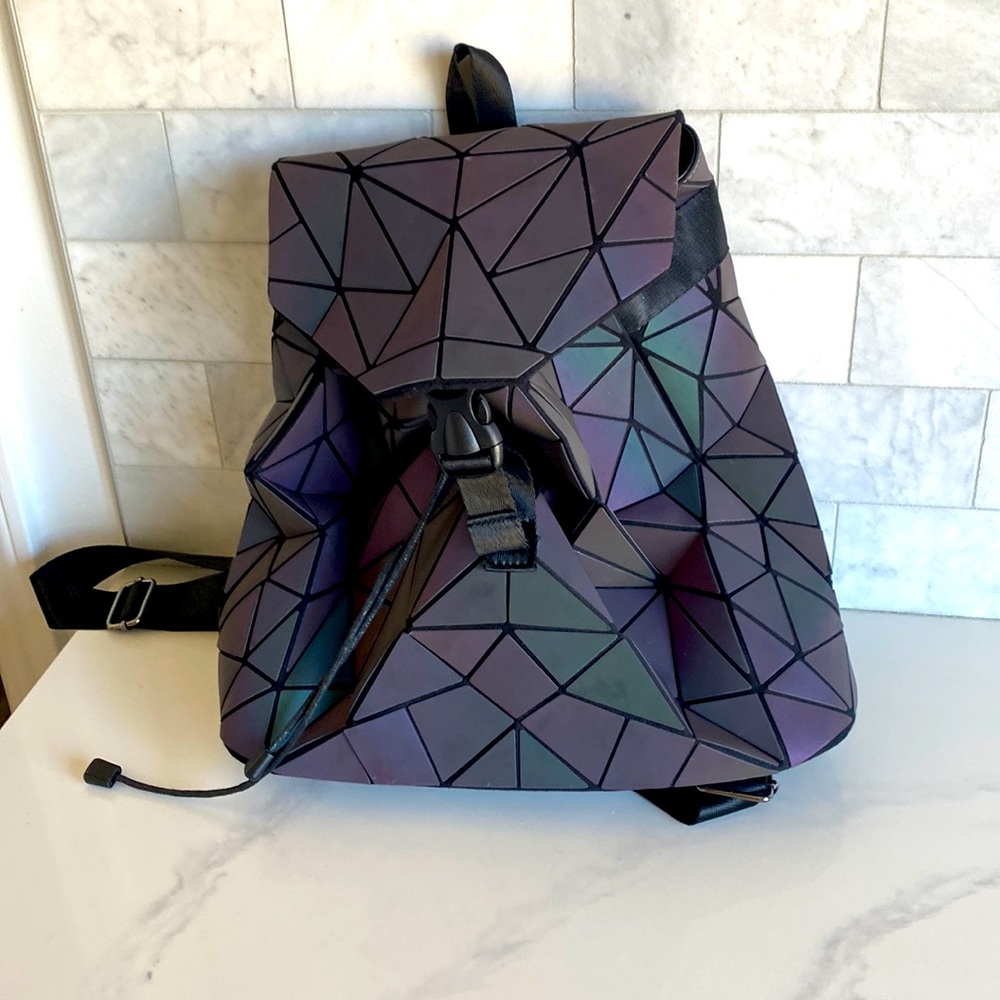 Geometric backpack (hardly used)